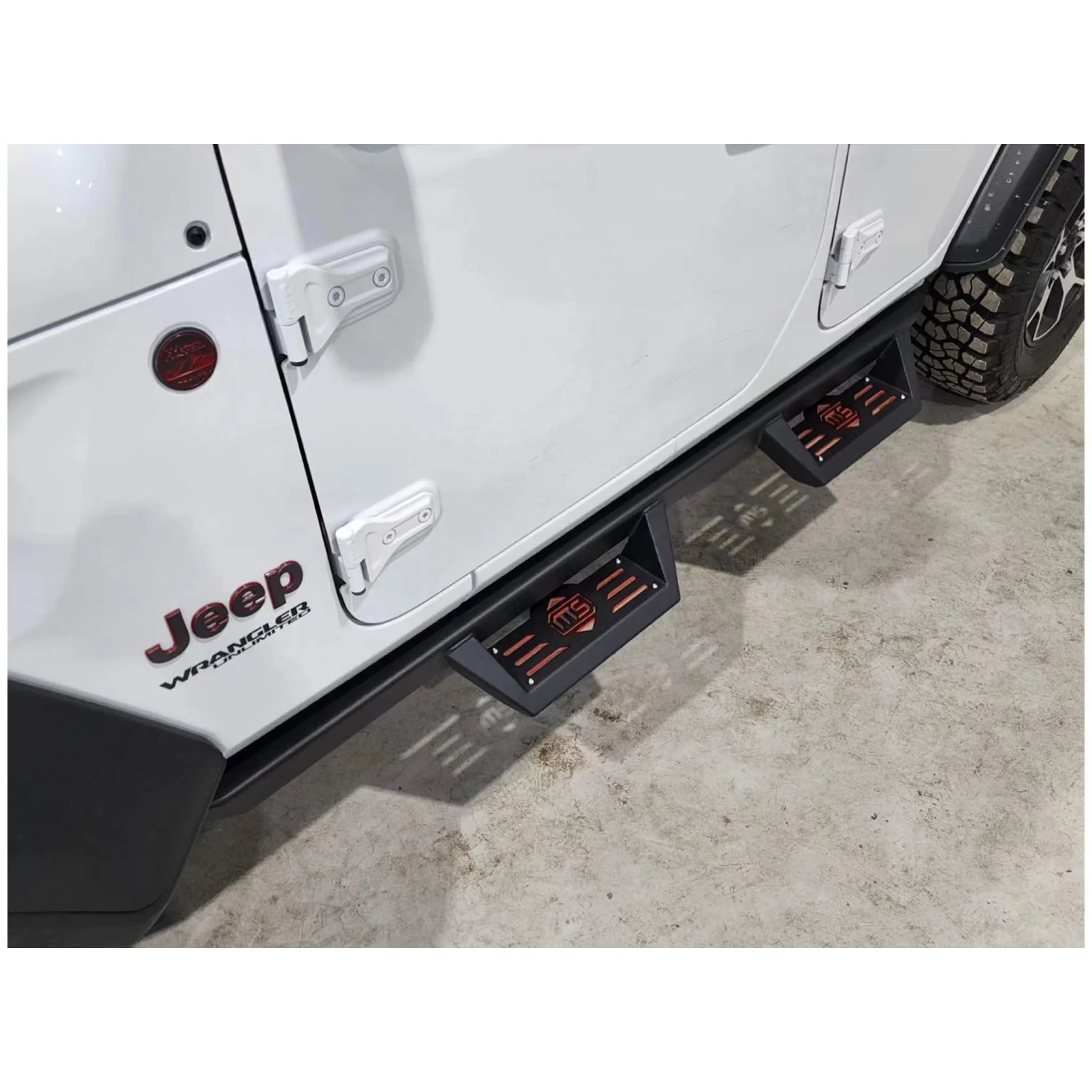 

Автомобильные аксессуары, подножка Nerf Bar для Jeep Wrangler JL 4 Door 2018 2019 Side Step