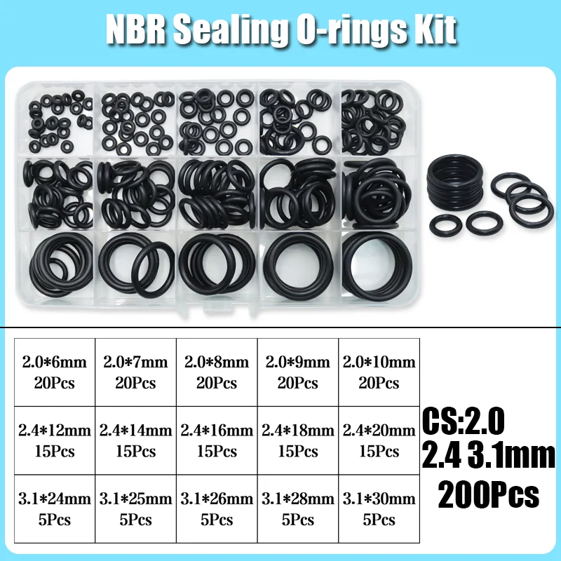 3230x O-Ring Nitril nbr o Ring Dicht scheibe O-Ring von Kfz-Wasserhahn dichtungen öl beständig Hoch temperatur ring – Detail 15