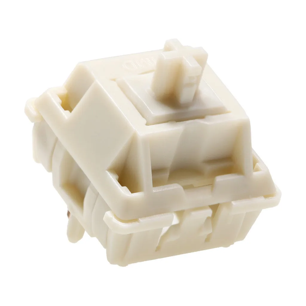 MMD Cream Switch V4 Linear Switch RGB SMD 5pin 42g for Gaming Mechanical Keyboard POM Milk White MX Stem