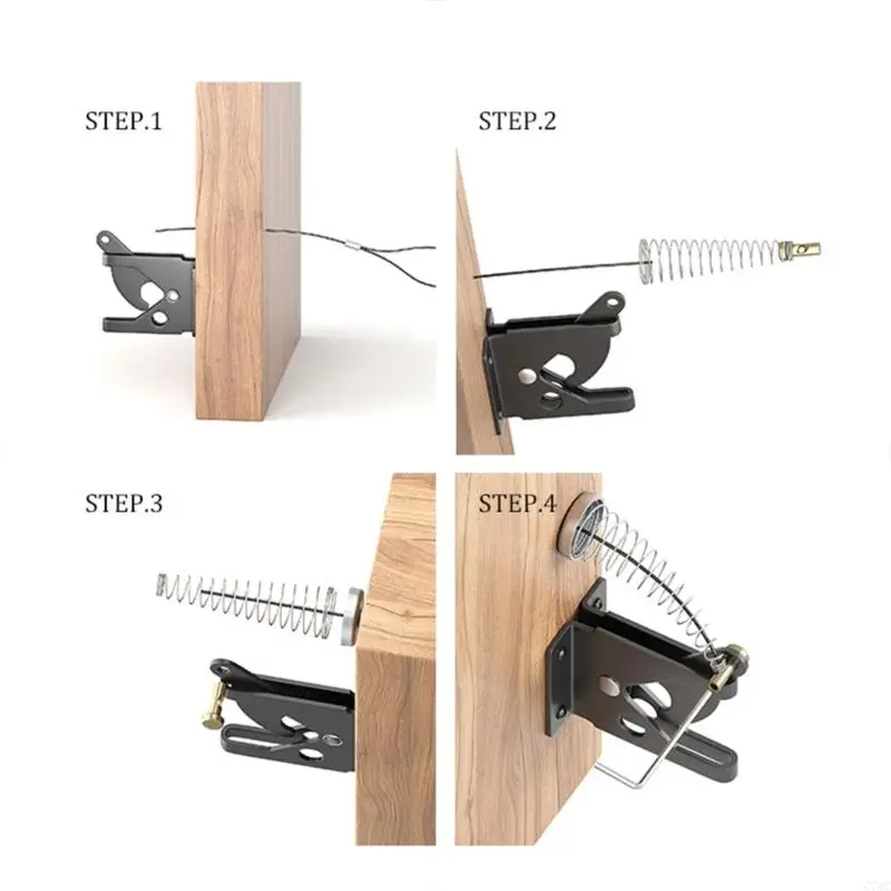 Weatherproof Gate Latches Cable Pulls 2pcs 쉬운 설치 액세서리 C7AC