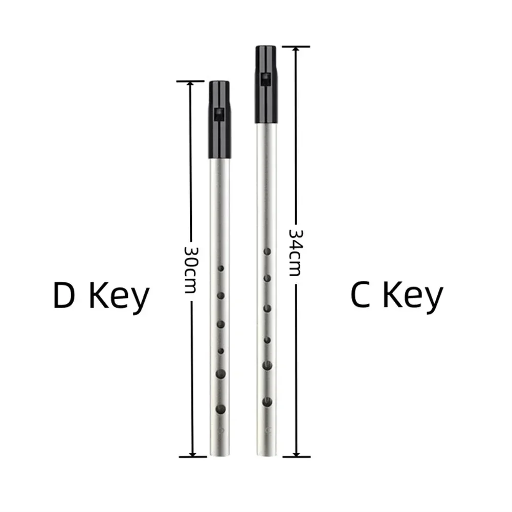 Irish Whistle Flute C/D Key 6 Holes Ireland Flutes Musical Instruments Professional Beginner With Accessories Christmas Gifts