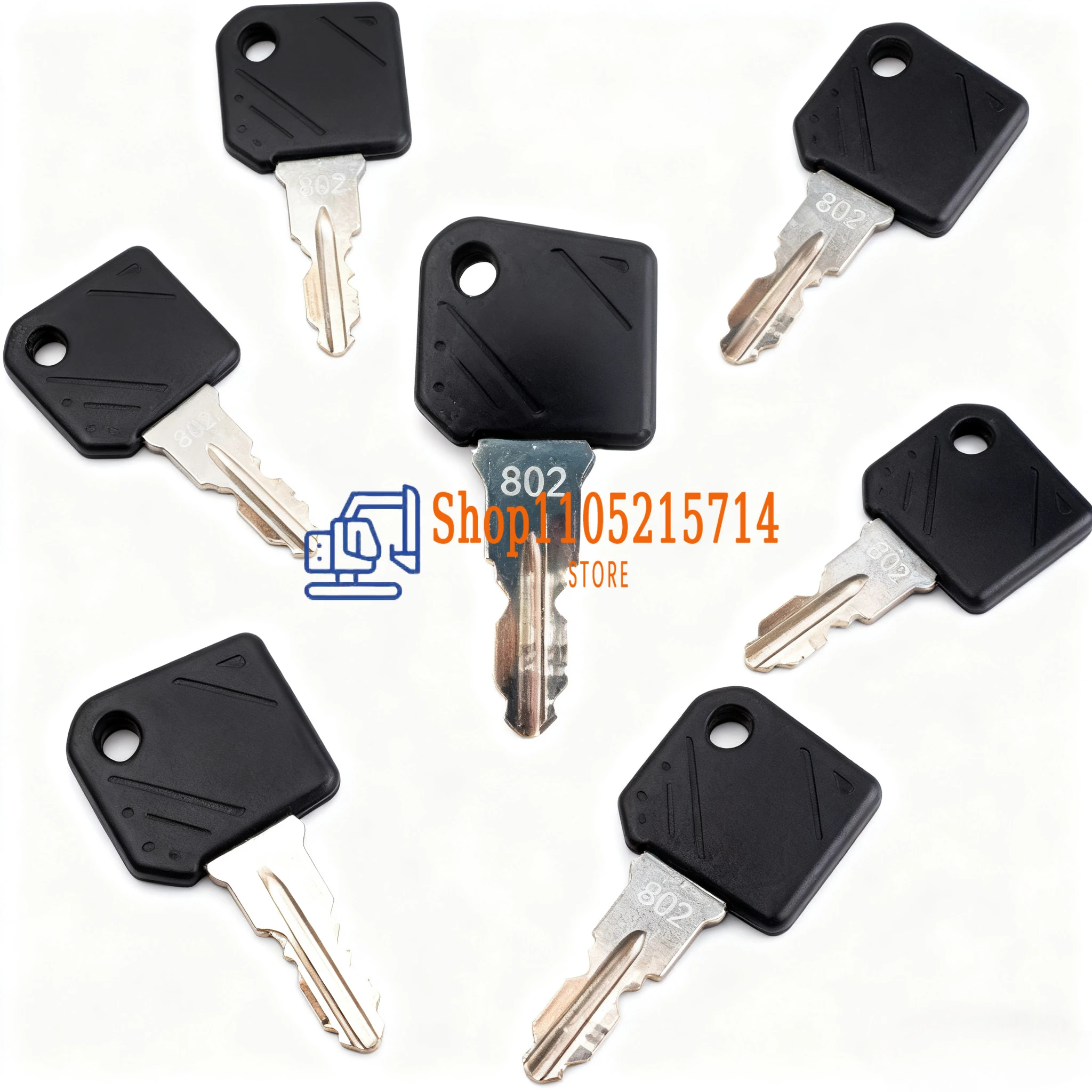 5/10 Pcs 802 Ignition Keys Fit for Linde Forklift E16 L12