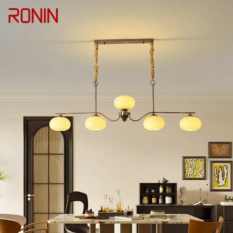 RONIN Contemporary Pendant Lamp American Creativity Dining Room Bar counter Bedroom Hotel Villa Cafe Simple Art Home Chandelier