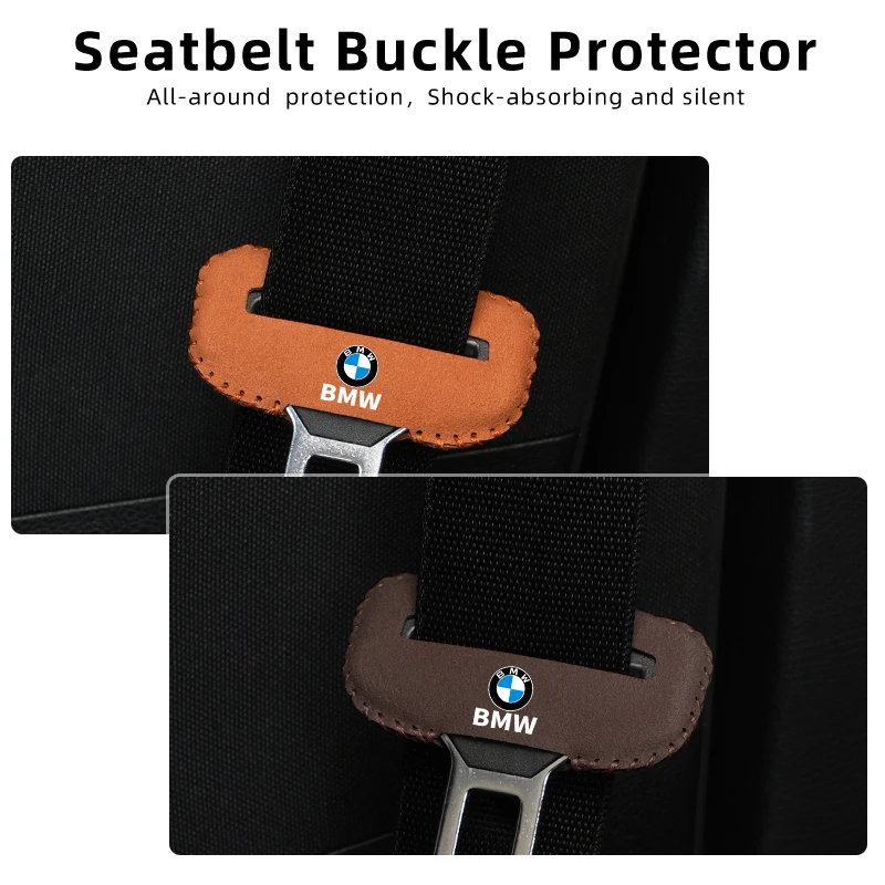 Car Seat Belt Clip Protector Seatbelt Buckle Plug Protective Cover For BMW X1 X3 X4 X5 X6 G20 G30 6GT F10 F30