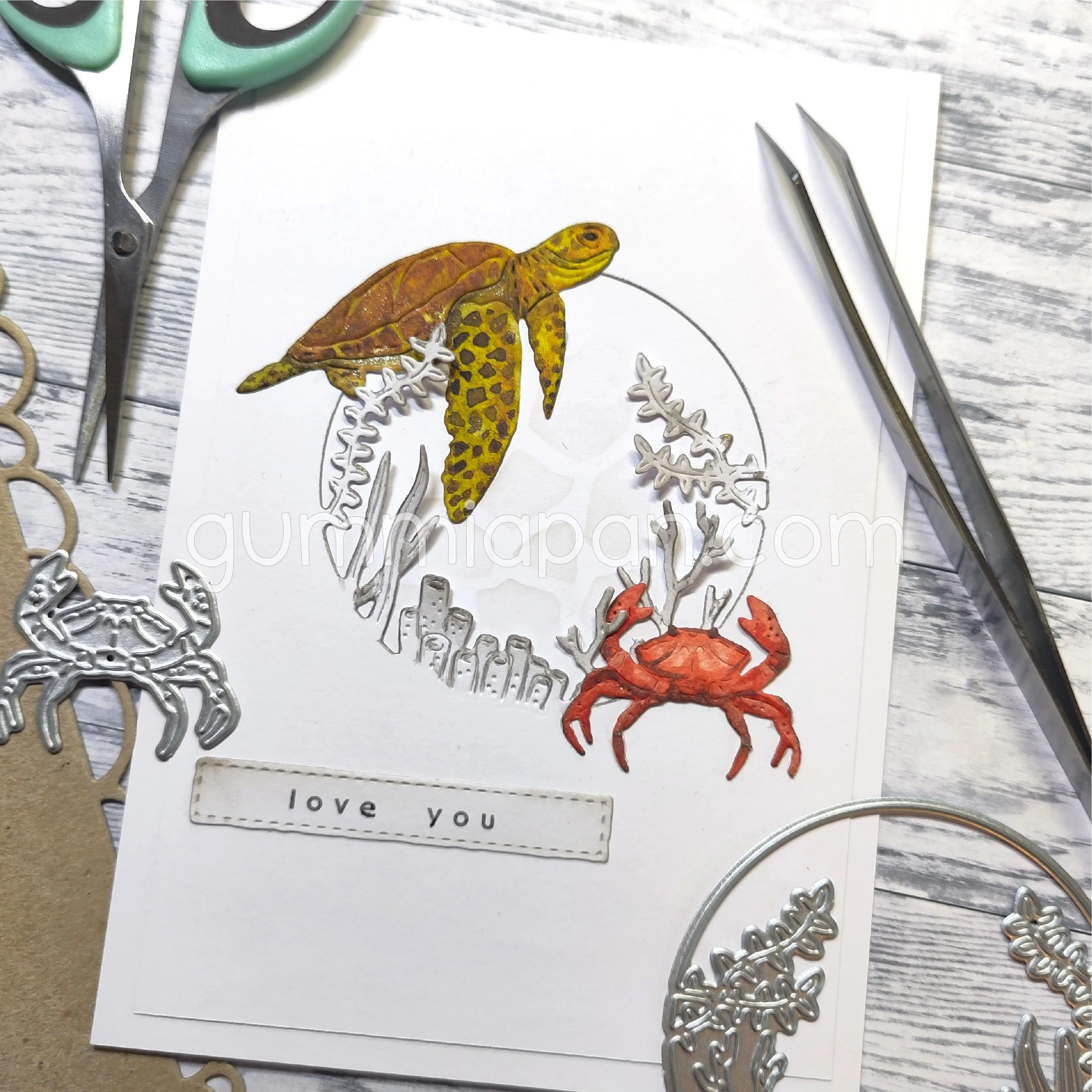 Mini Crab Ocean Metal Cutting Dies DIY  Scrapbooking Photo Album Craft Decorat Paper Card Template Supplies Gift Card 2024 New