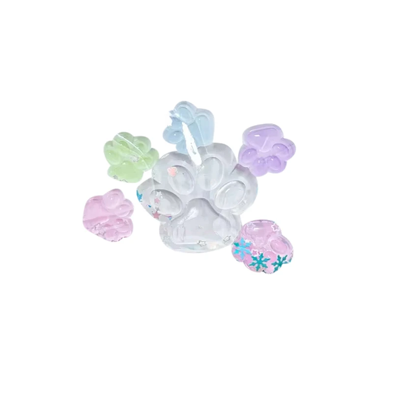 Luminous Cat Claw Squishy Fidget Toy Soft Cute Cat Paw Slow Rebound Pinch Decompression Toys Stress Relief Kids Birthday Gifts