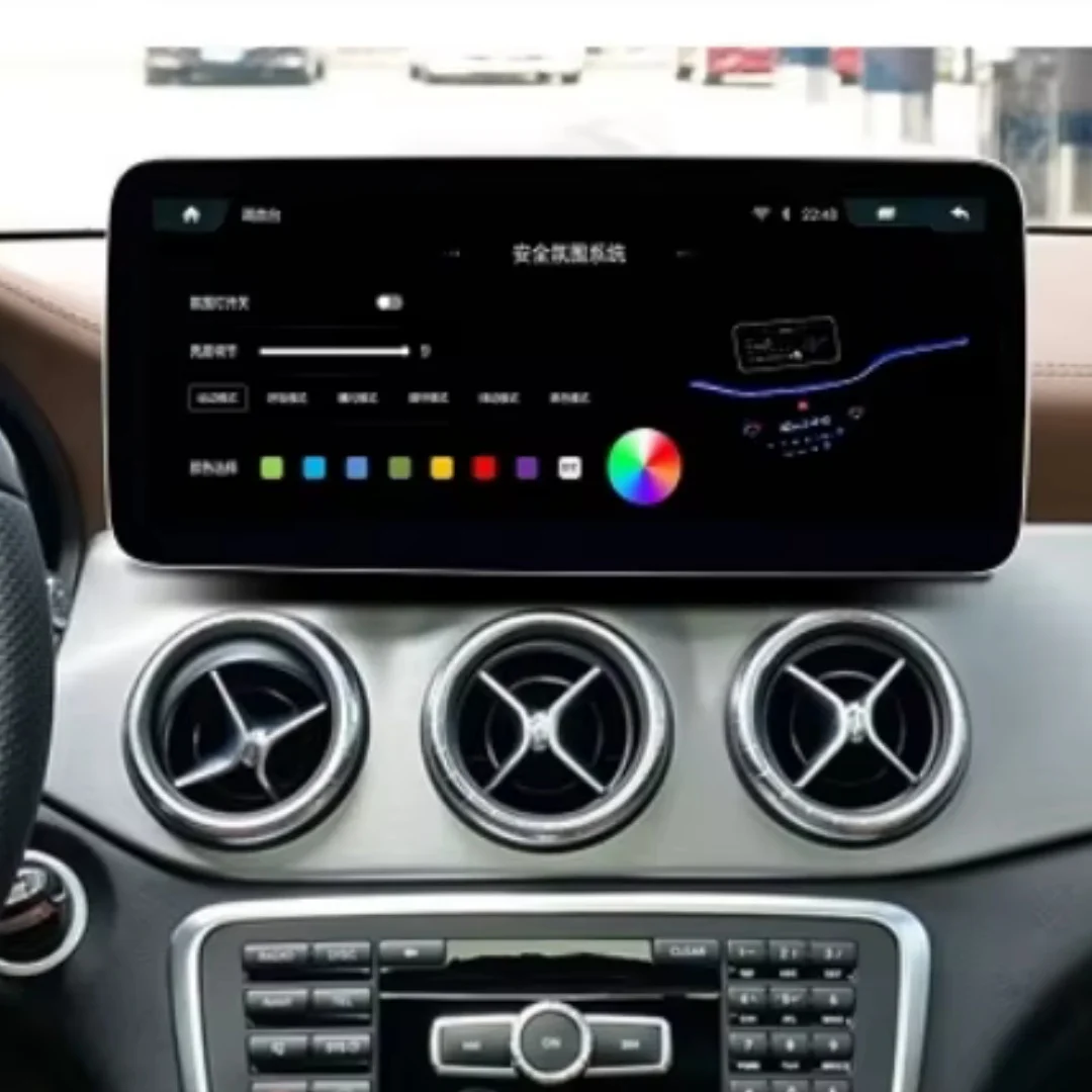 Android para mercedes benz classe cla c117 2013-2015 reprodutor de vídeo do carro rádio navegação gps estéreo multimídia unidade principal tela
