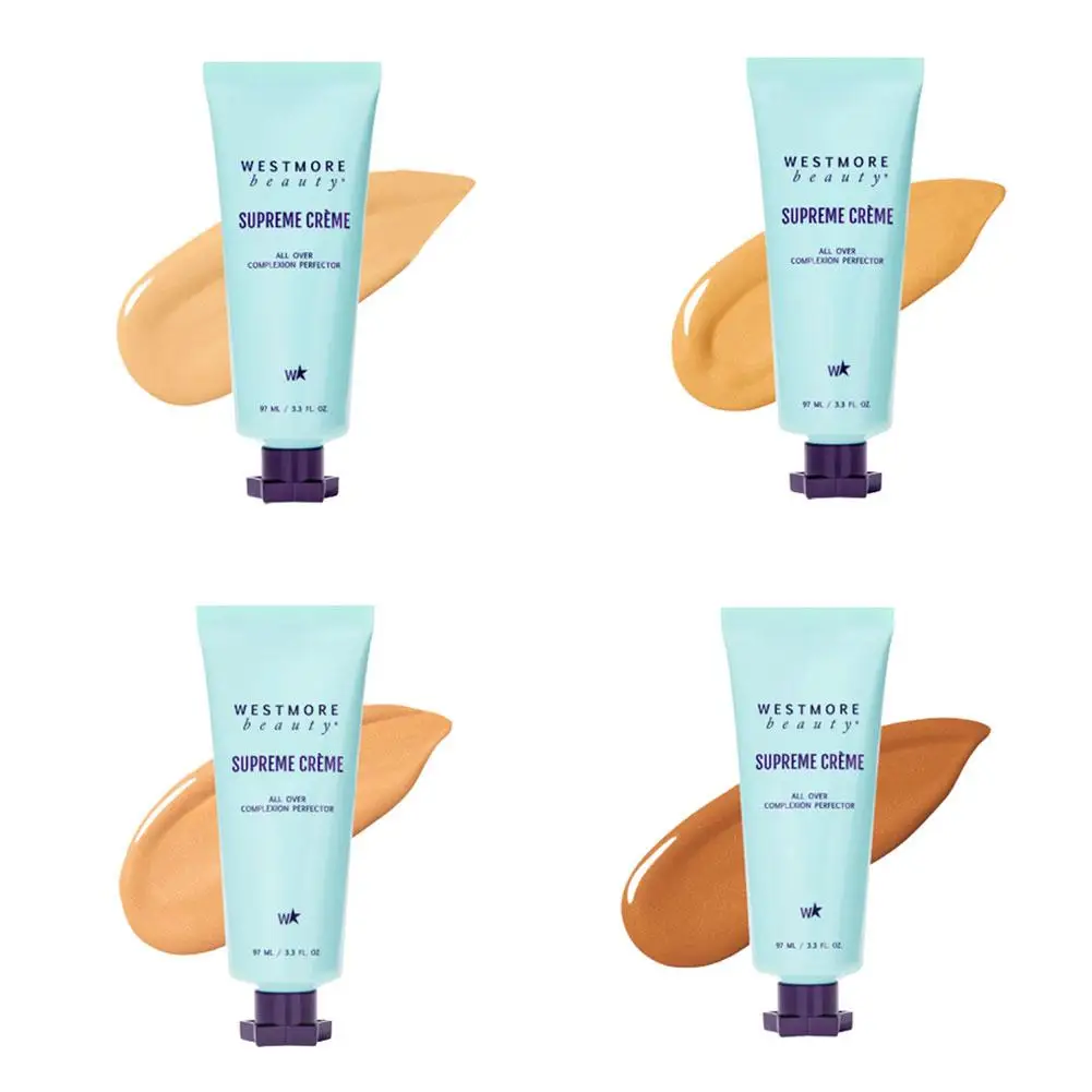كريم Superme 4 ألوان خافي عيوب الجسم والوجه 97 مل لوشن كريم أساس كامل التأثير ترطيب غطاء البشرة العيوب ويستمور بيوتي