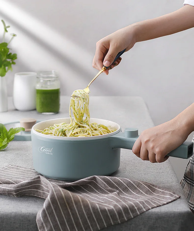 1.5L متعددة الوظائف مهجع صغير منخفضة الطاقة المطبخ لحظة جدا تحريك زريعة الطبخ المعكرونة المنزلية الكهربائية الساخن Pott