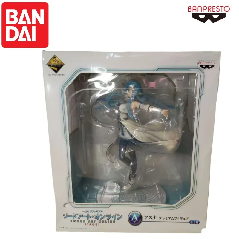 Bandai In Voorraad Originele Banpresto Yuuki Asuna Pop Gloednieuwe Boxed Action Figure Animatie Randapparatuur Anime Karakters Garage