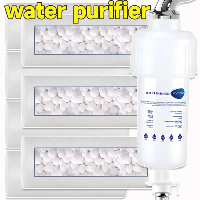 

Water Filter Purifier Under Sink Water Filtration System Shower Washing Machine Filter Tap Water Pre-chlorine Removal Purifier