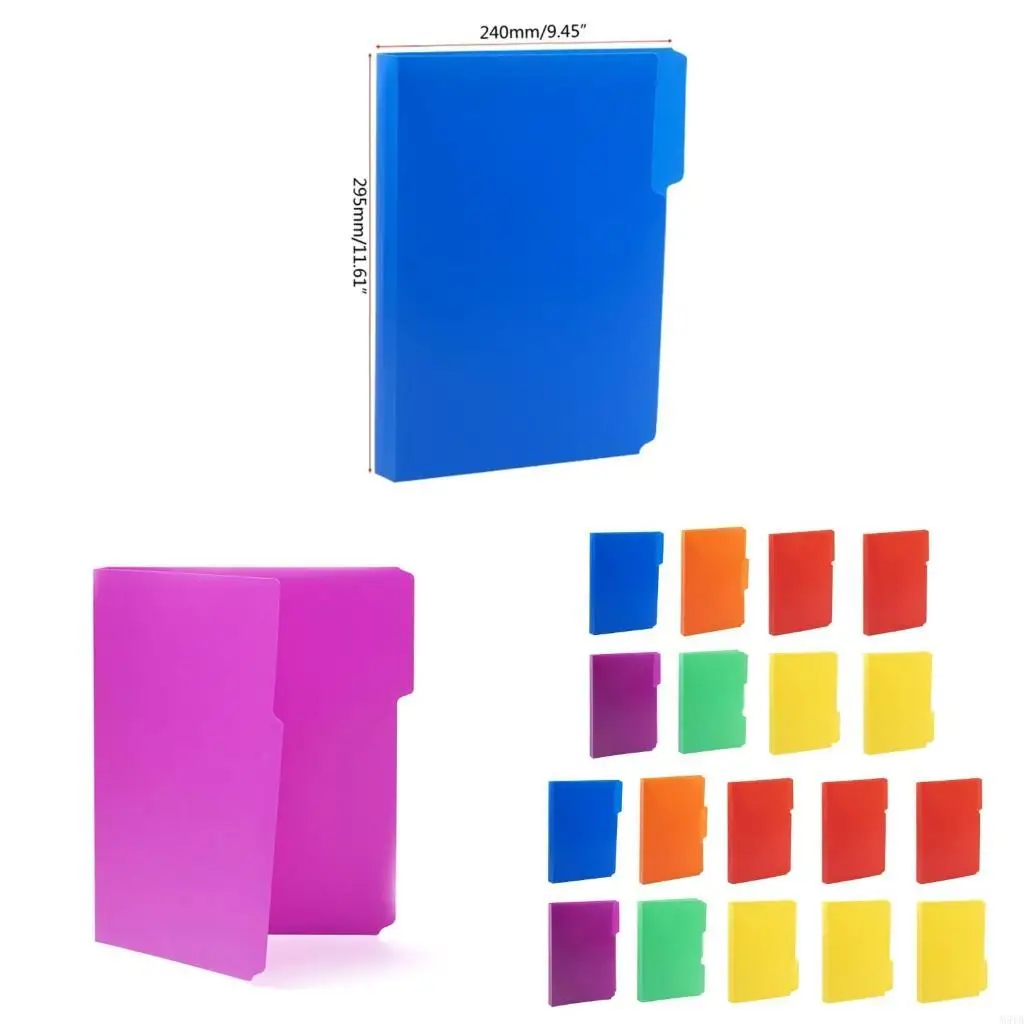

M5TB Keep Your Documents Safe and Organized with 6/18/36Pack Water-resistant Filing Folders Featuring Colorful Designs