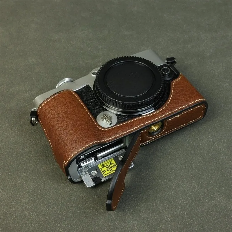 Protective PU Cover Base Half Shell Anti-slip Anti-fall Hand Grip For Olympus Pen EP-7 Camera Bag Retro Storage Travel Cases EP7