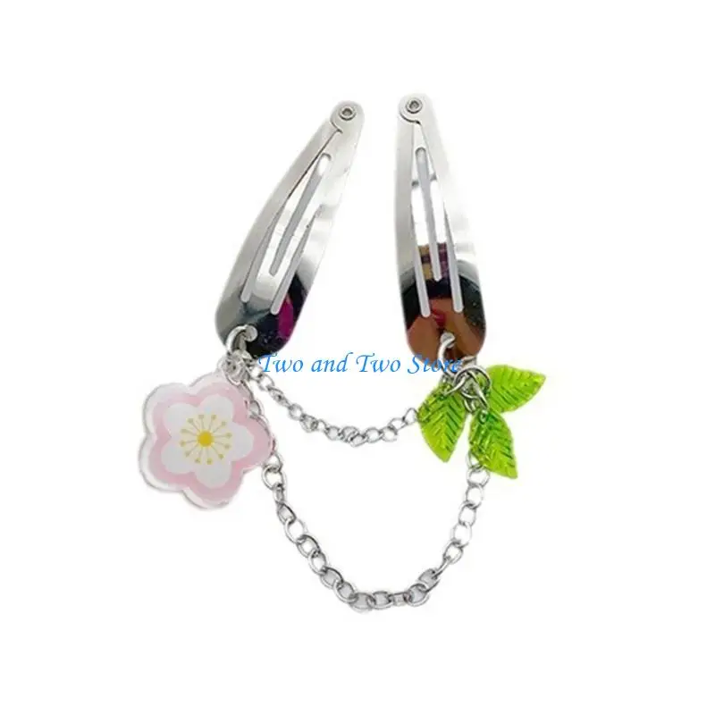 

HX6F 2pcs Hair Barrette for Girls Elegant Hair Clip Accessory for Everyday Use
