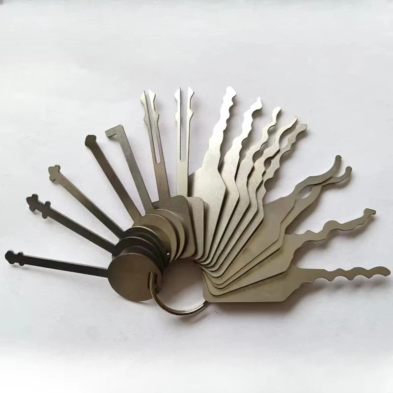 مفاتيح رئيسية هيكل عظمي قفل هوك خزنة اختيار فتح الأبواب مفتاح مجموعة أدوات لفتح قفل الباب المفاتيح مفتاح رئيسي لفتح جميع الأبواب #5