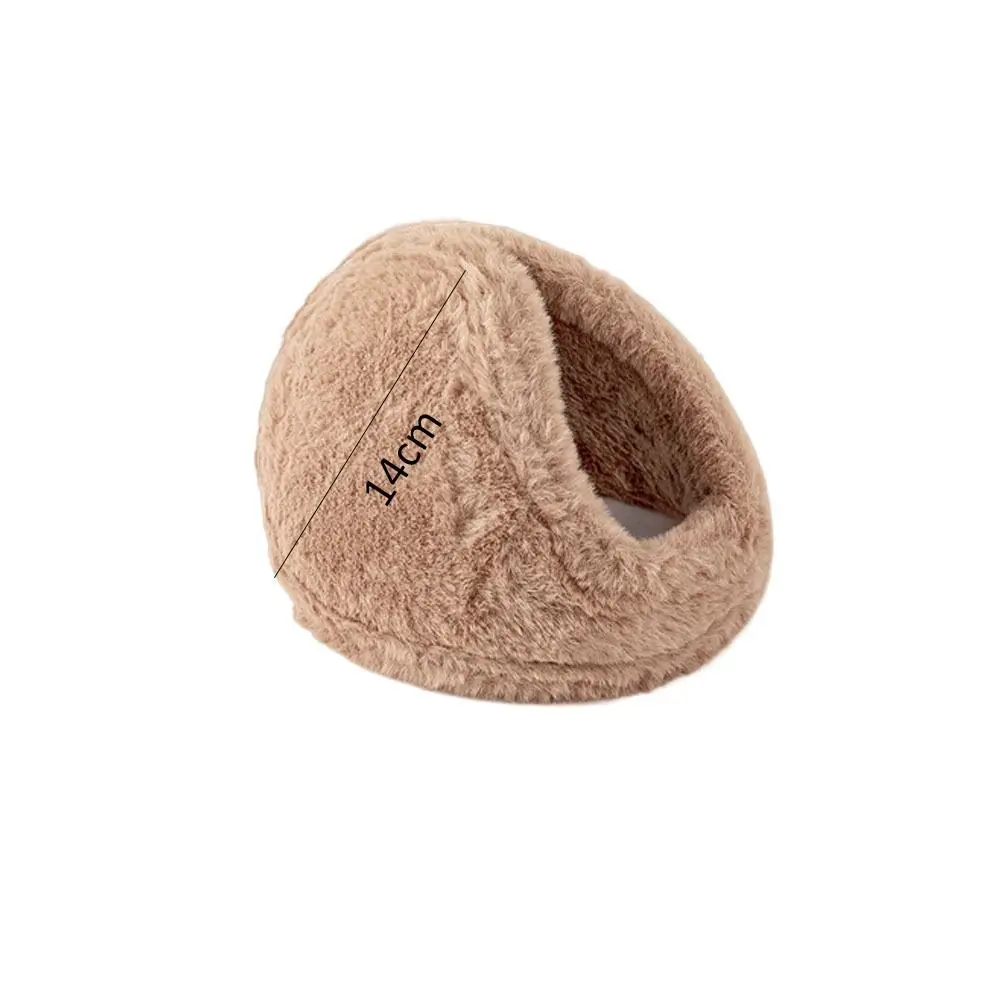 Moda outono inverno earmuffs engrossar à prova de frio mulheres homens protetores de ouvido capa de ouvido confortável proteção de ouvido unisex