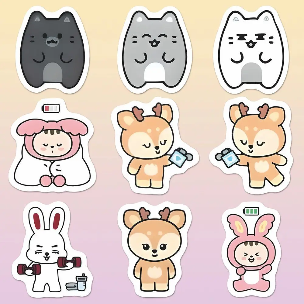 86pcs KPOP Miniteen Cartoon Stickers Cute Animals Creative Images S.COUPS JEONGHAN JOSHUA JUN HOSHI VERNON MINGYU THE8 Stickers