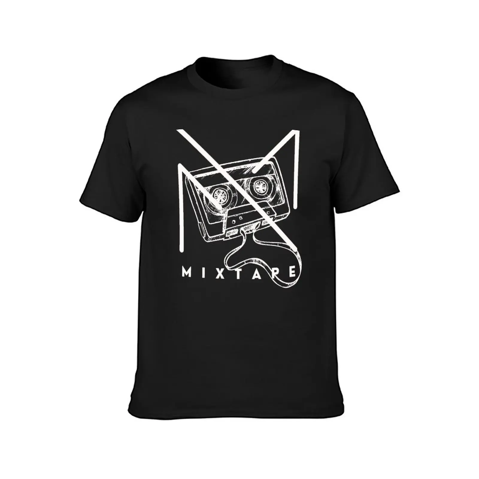 Mixtape T-shirt blanks quick-drying Men's cotton t-shirt