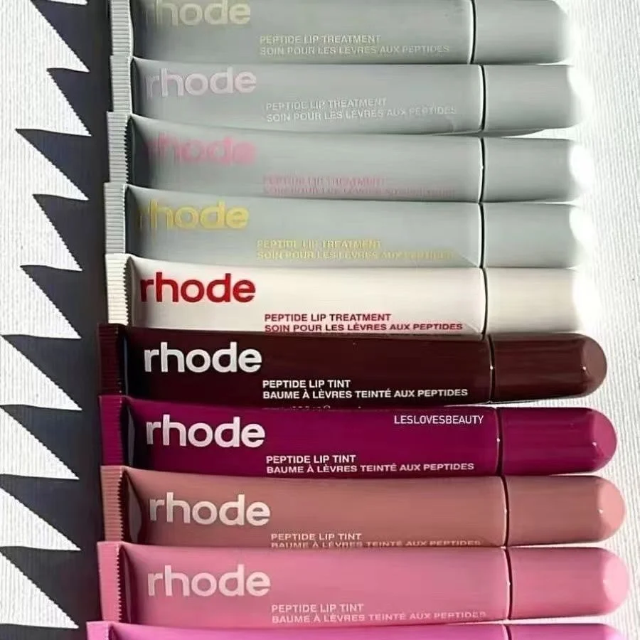 Błyszczyk do ust Rhode Skin Spring, balsam do ust, wygładzający linie ust, długotrwały, odżywczy, do codziennej pielęgnacji, makijaż, nawilżający, róż do policzków, dla dziewczyn.