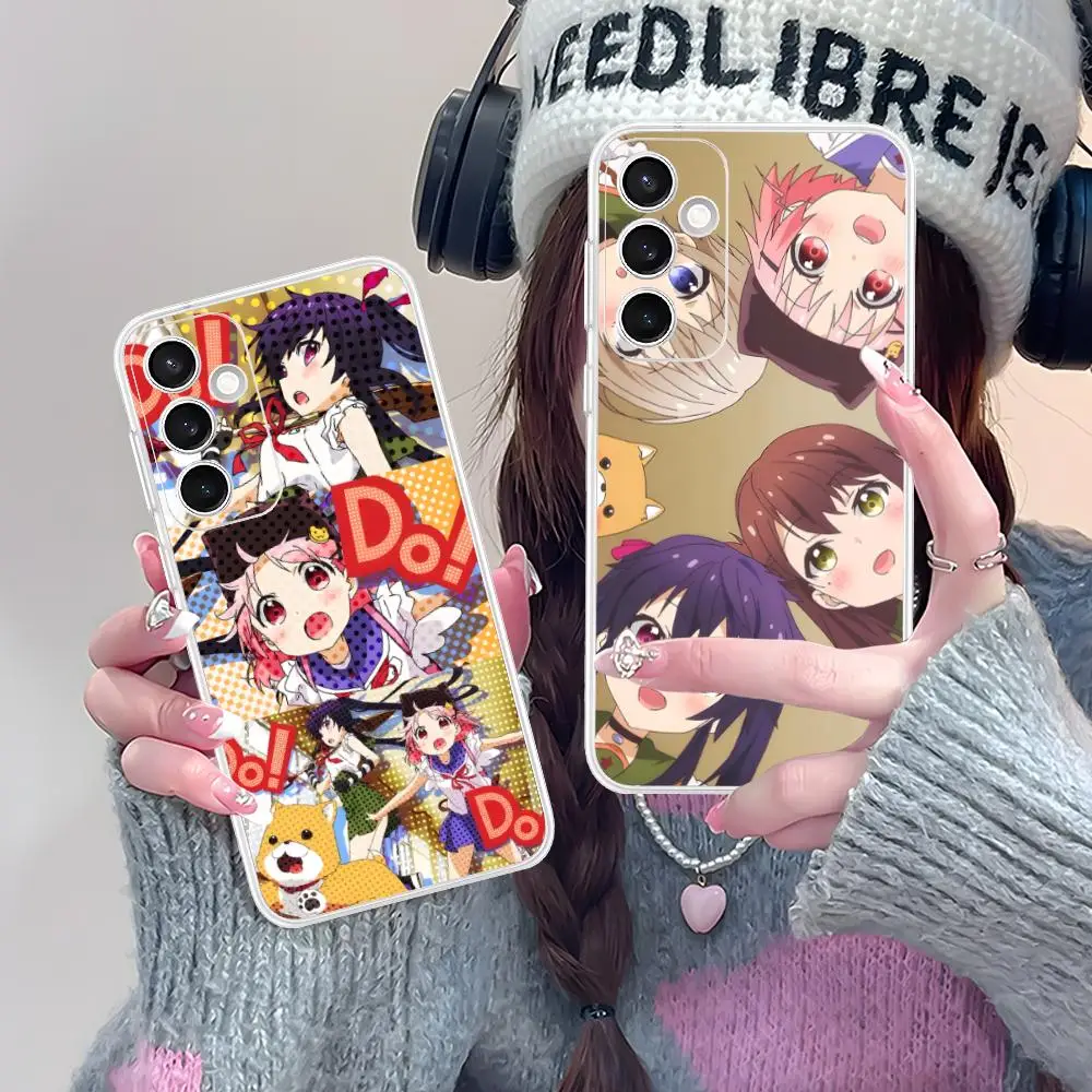 School Live Gakkou Gurashi Phone Case for Samsung Galaxy S25 S24 S23 S22 S21Plus FE Ultra Soft TPU Clear Shockproof Cover