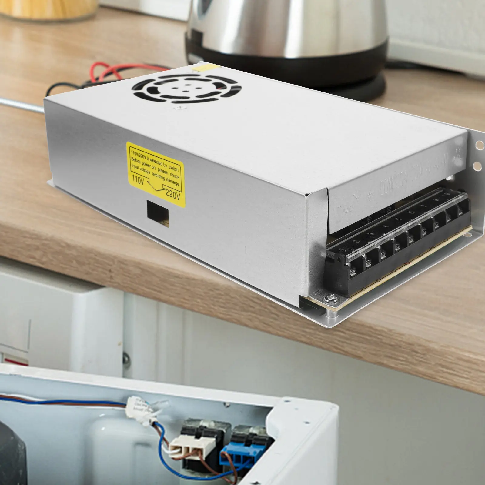 Industrial Switching Power Supply Metal Iron Box Constant Voltage 24V 10A High Efficiency LED Light Strip Adapter Universal view 4