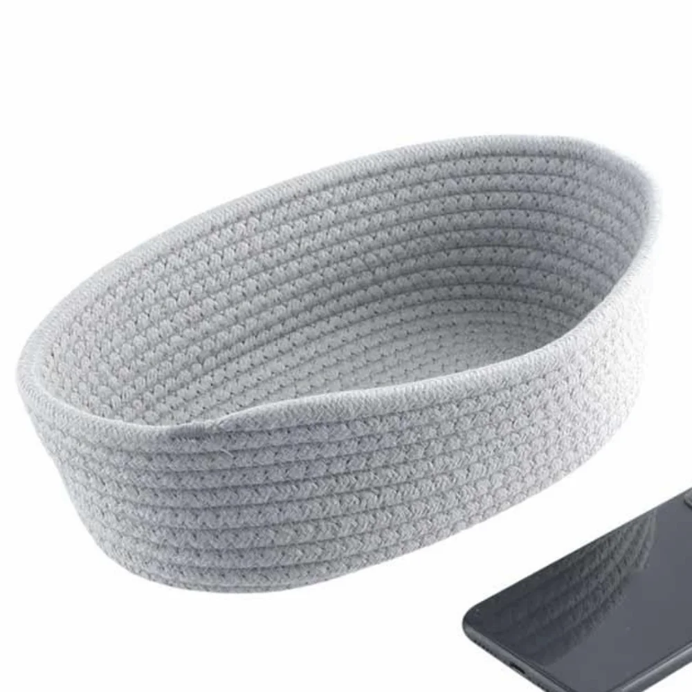 Home Office Supplies Remote Control Headphone Desktop Storage Basket Sundries Organizer Comestics Basket Sundries Storage Box