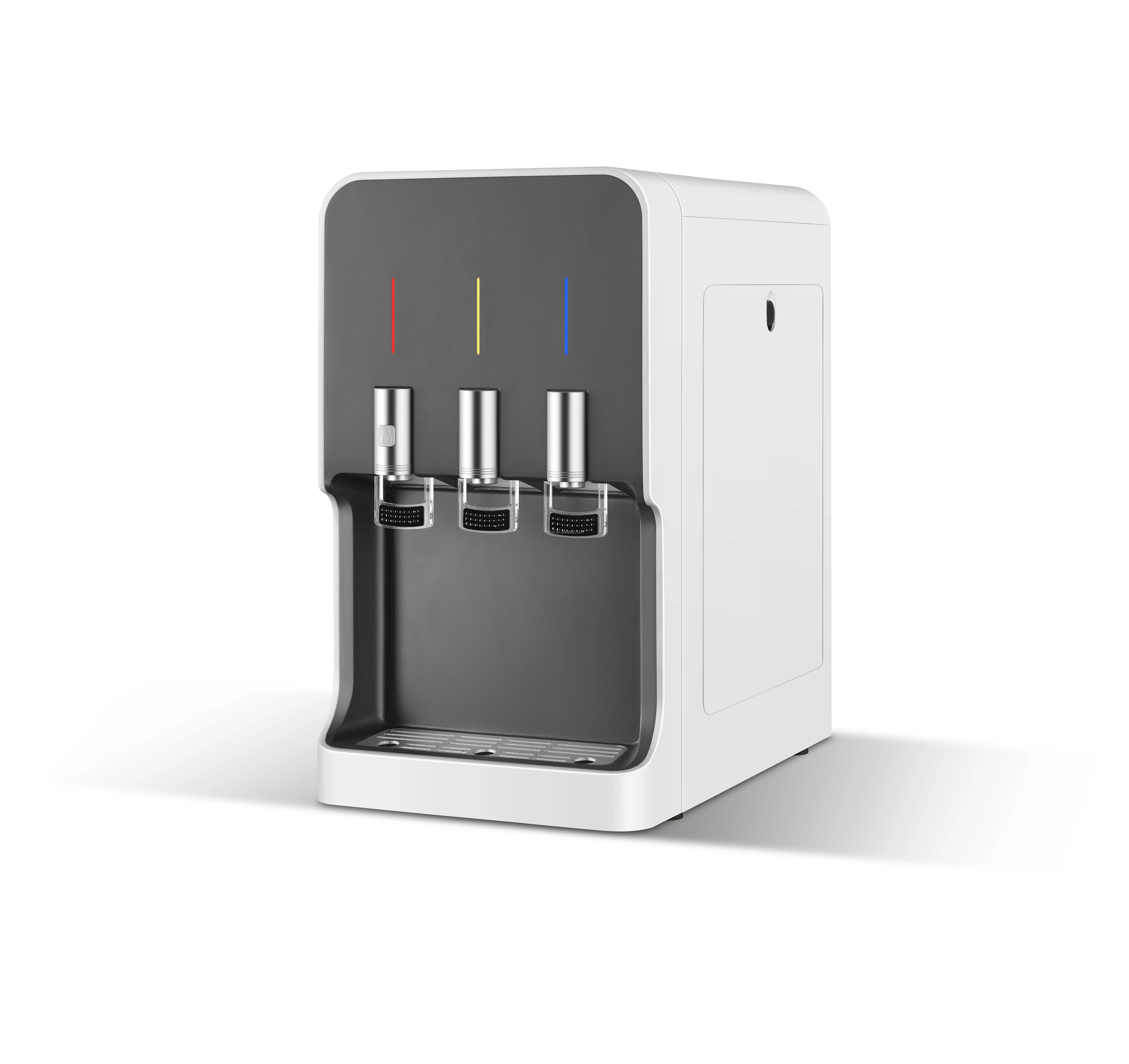 Korea Style Desktop Hot Cold Water Dispenser RO System Water Cooler Compressor or Electric Cooling with Child Lock