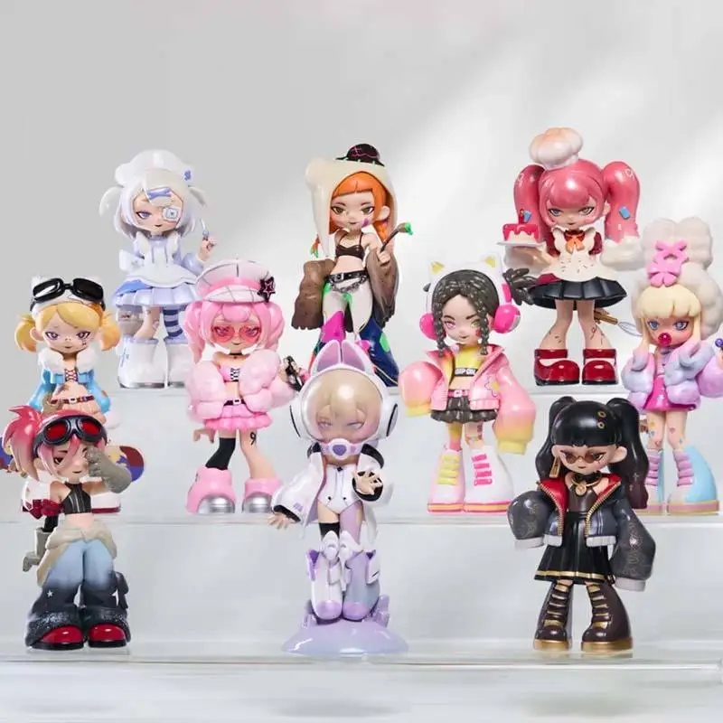 

Новое поступление, аутентичная серия Ill Girl, три поколения Parasite Id, мульти-индивидуальная модель куклы, Коллекционная офисная игрушка, орнамент