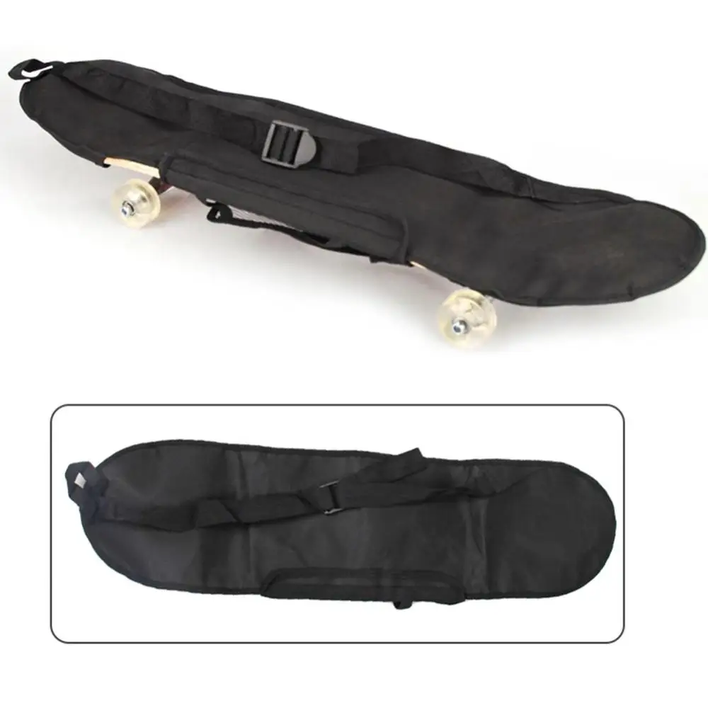 Bolsa de transporte para monopatín, mochila de protección para deportes al aire libre, estuche de transporte para Longboard, color negro, 81cm