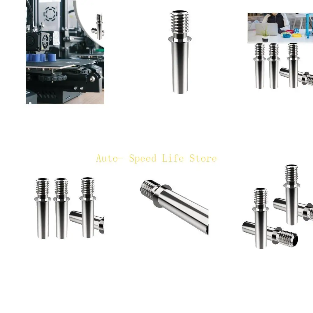 

02DA 4PCS Оригинальная нержавеющая сталь термоубирная трубка для горло