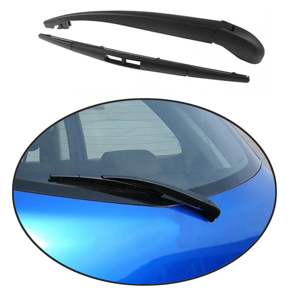 

D65167421 Black PBT 1pcs Rear Wiper Blade and Arm with Cover Kit Fit for Mazda 2 2008-2015