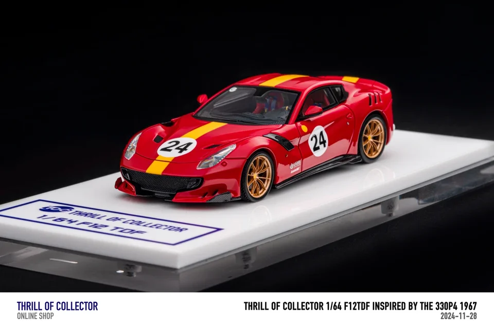 1/64 TOC×Fuelme フェラーリ F12 TDF FuelMe X TOC 1:64 Various colors F12 TDF Resin miniature model