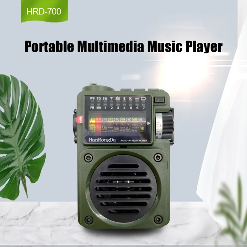 

ANYSECU HRD-700 Raddy RF750 Shortwave Radio AM/FM/SW/WB BLUETOOTH 5.0 Speaker Rechargeable