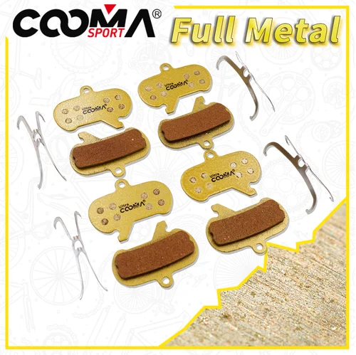 4 pares, pastillas de freno de disco de bicicleta totalmente metálicas para pinza SRAM Maven, Ultra Class