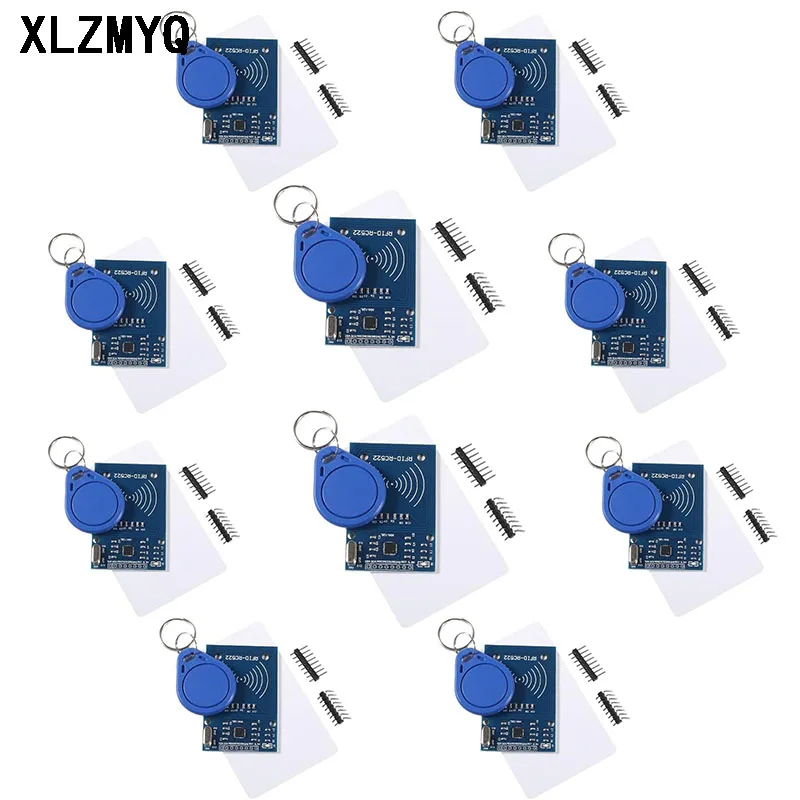 

10 шт. MFRC-522 RC-522 RC522 Антенна RFID IC Беспроводной модуль для Arduino IC KEY SPI Writer Reader IC Card Proximity Module