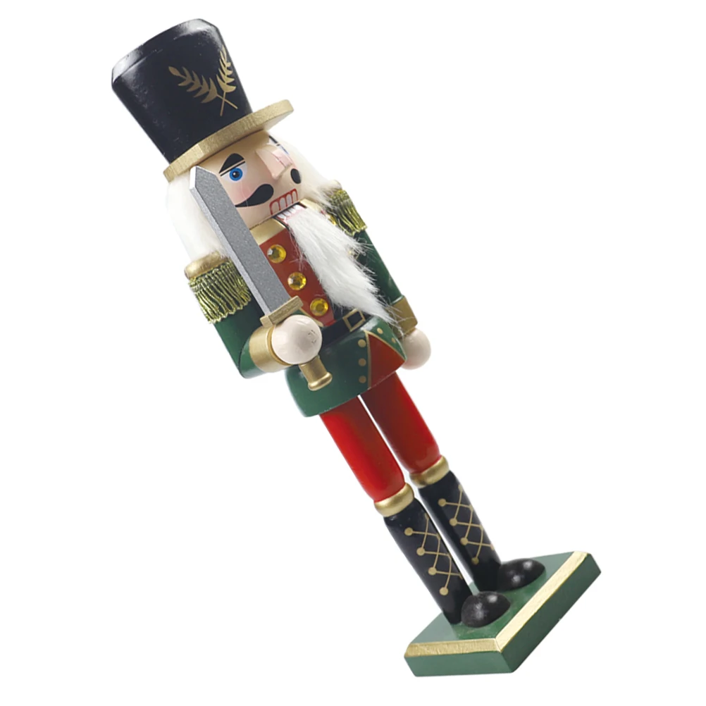 

Nutcracker Ornaments Desktop Decor Decoration Festival Figurines Crafts Figures Soldier