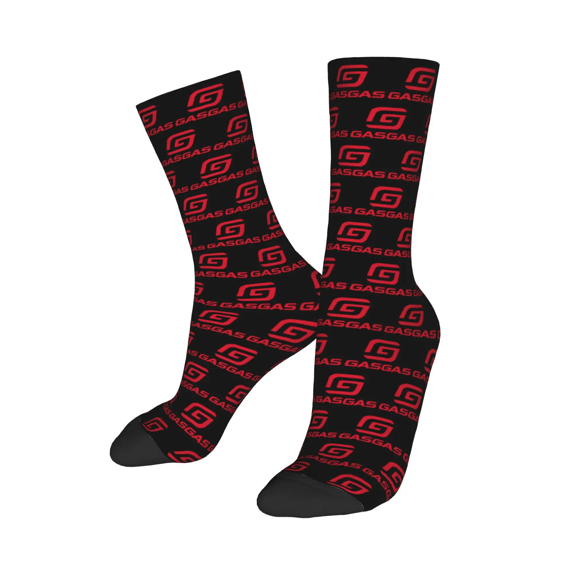

Custom Funny Mens G-Gases Racing Bike Dress Socks Unisex Warm Breathbale 3D Print Logo Crew Socks