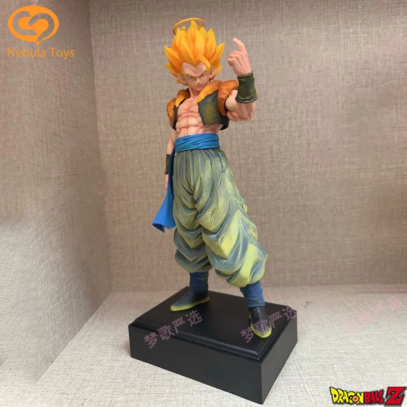 

32 см аниме Dragon Ball фигурка Gogeta фигурки Super Saiyan Gogeta фигурка статуя из ПВХ модель коллекция детские игрушки рождественские подарки