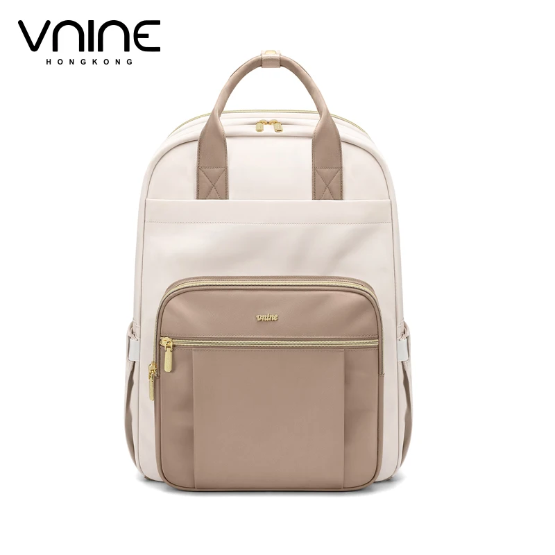 V.NINE Backpack Women Laptop 15 6 inch Waterproof Ladies Back Pack Bags with Keychain Anti Theft Multi Compartment iPad Backpack