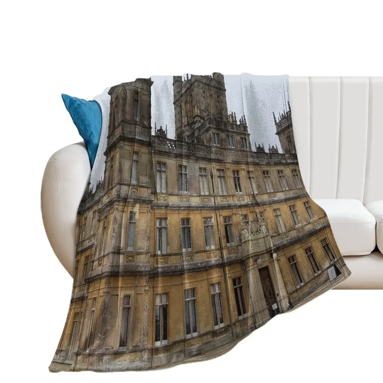 

Downton Abbey - Highclere Castle Throw Blanket Luxury Designer Weighted anime Summer Blankets