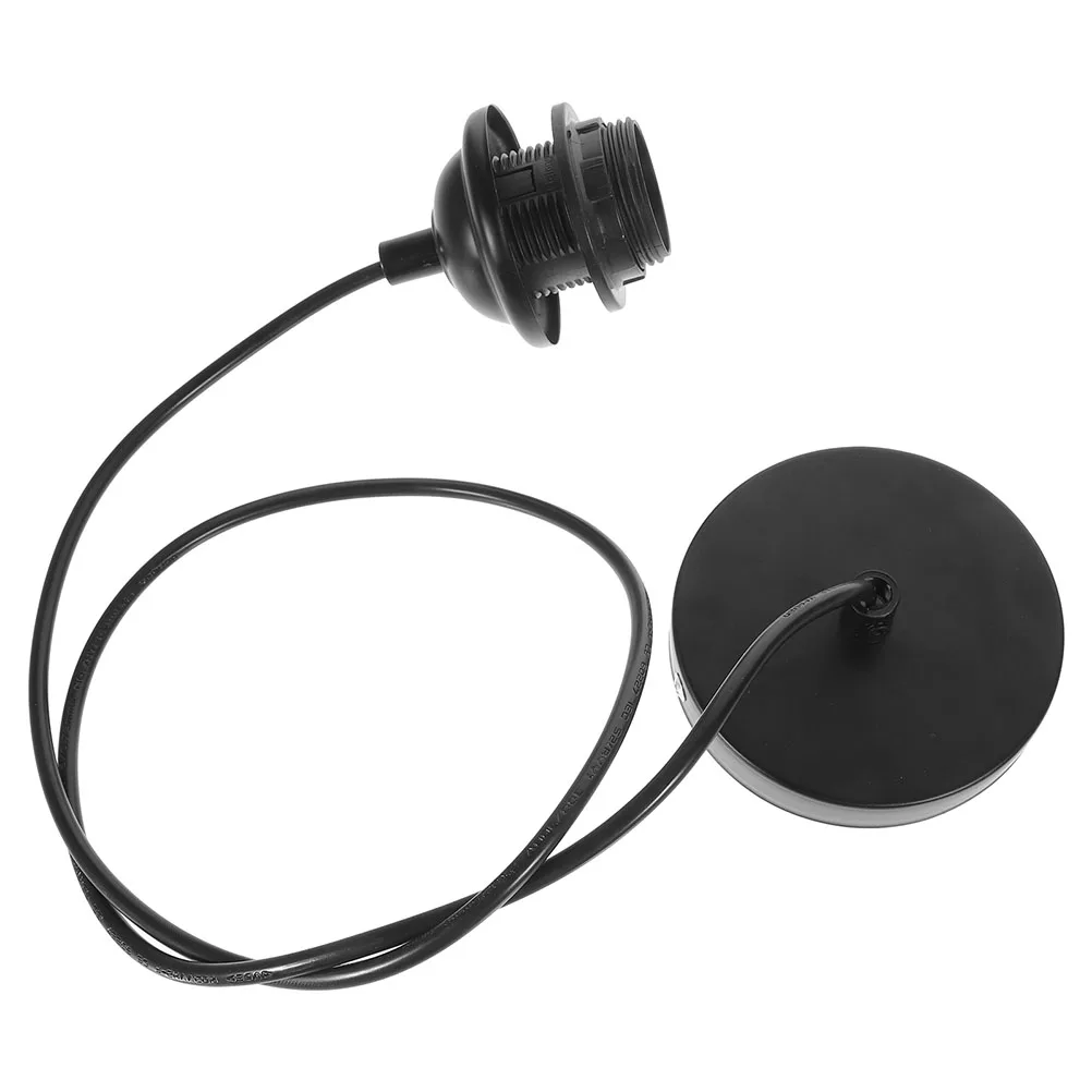 

Retro Pendant Socket Ceiling Hanging Fixture Replacement Vintage Lamp Holder E27 Light Socket With Cord Plastic Hanging Light
