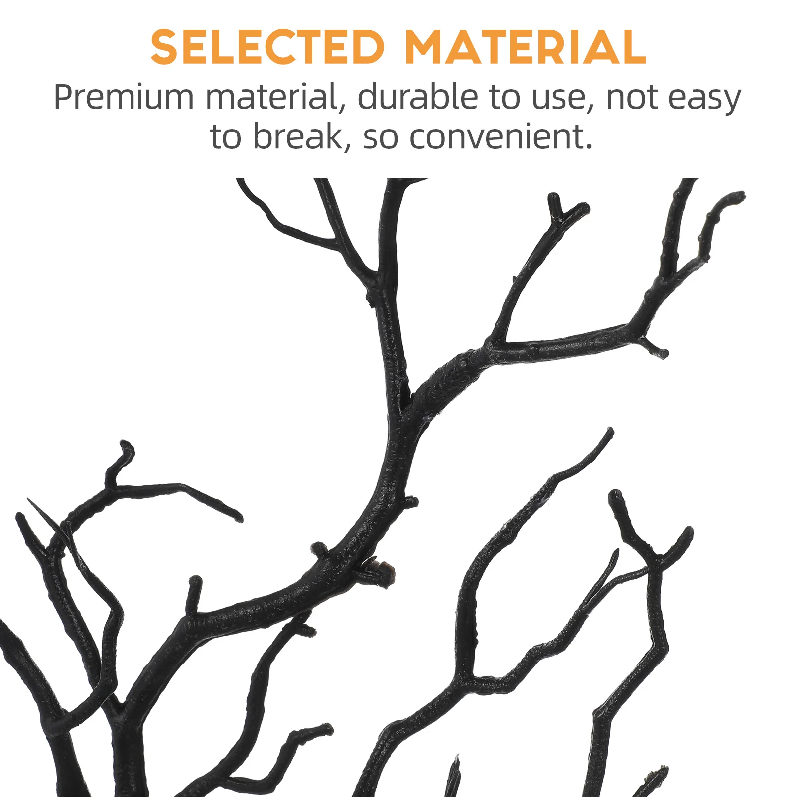 

4Pcs Simulation Branches Plastic Antler Branches for Vase Filling DIY Crafts Home Table Decorations Decorative Plant Twigs