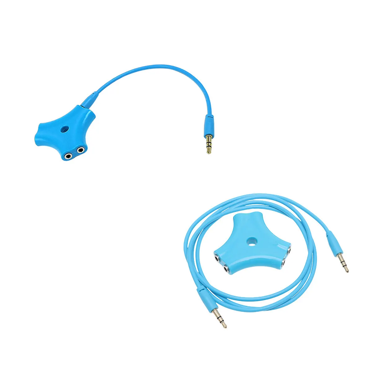 3.5mm Stereo Earphone Splitter Adapter for 2 People – Compatible with Phones, Laptops, Cars, Classrooms