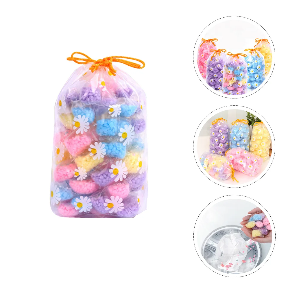 60 Pcs Fragrance Condensate Beads Laundry Scent Softener Concentrated Cleaning Tools Clothes Washing Supply