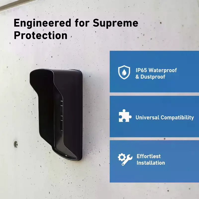Intercom Rain Cover Waterproof Doorbell Protective Shield Plastic Sun Shade Hood