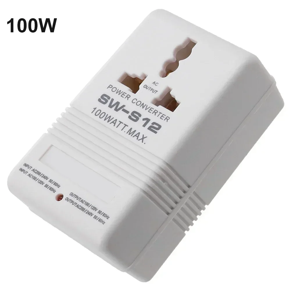 Transformers Power Converter AC117V-AC230V Transformer Voltage Converter 120V To 220V 240V 55Hz--60Hz Replacement 100W