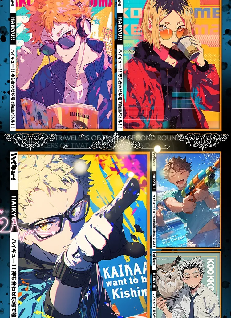 New Haikyuu!! B5 Collection Card Crystal Creative Wave 3 Anime Oikawa Tooru Iwaizumi Hajime Koutarou Trading Board Game Cards