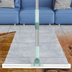 Washable Soft Silicone Floor Squeegee Detachable Floor Cleaning Scraper For Toilet Washroom