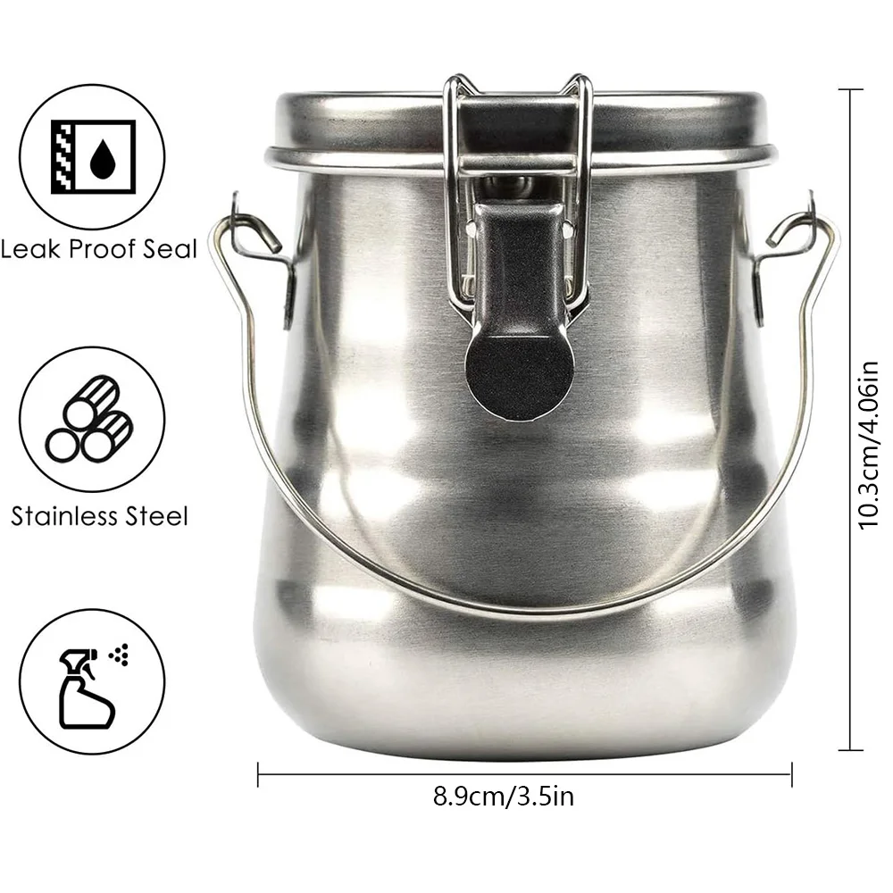 Oil Paint Brush Washer, Portable Stainless Steel Leak-Proof Paint Brush Washer with Lid and Filter Screen for Oil Painting view 2