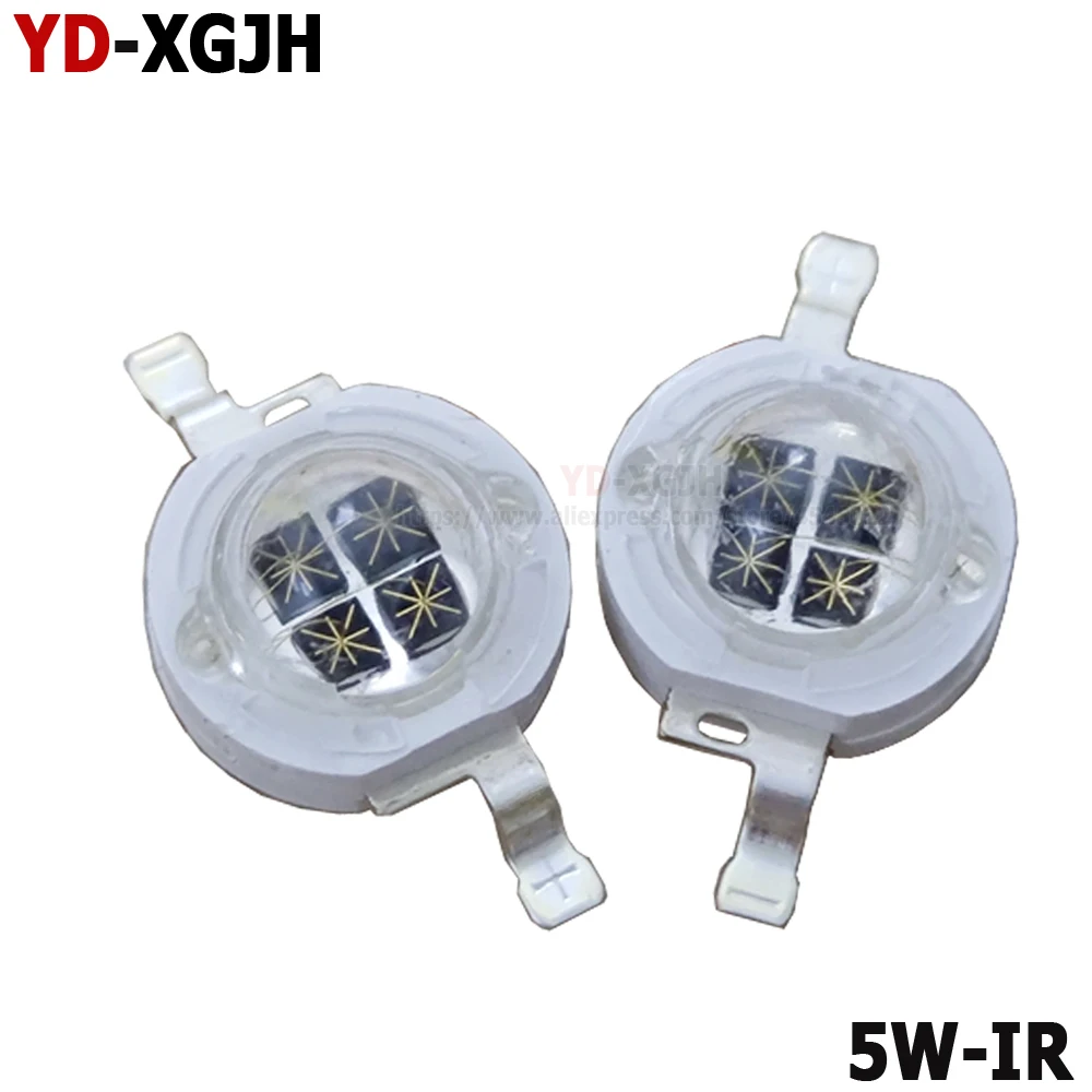 1pcS DC1.8-2.0V Infrared LED Chip 680nm 730nm 800nm 850nm 880nm930-940nm 980nm 1000nm-1050nm 3W 5W Light Beads